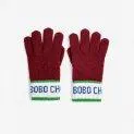 Gants Once Upon a Time Burgundy Red