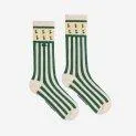 Socken Pixel Flower Offwhite