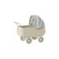 Micro blue baby carriage