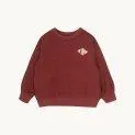 Sweat-shirt Diamond Tiny Burgundy