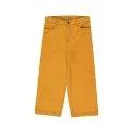 Jeans Straight Contrast Mustard