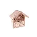 Bee hotel small high roof natural