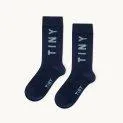 Tiny Light Navy socks