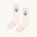 Triangle Tiny Soft Pink socks