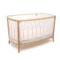 Baby crib KIMI Kit 120 with mattress & mattress topper Organic Desert