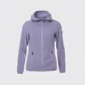 Frauen Fleece Jacke Mia lavender aura