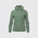 Frauen Fleece Jacke Mia hedge green