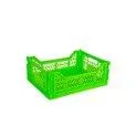 Panier de rangement Midi Neon Green