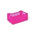 Storage basket mini neon pink