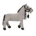 Mini cheval Lucky gris