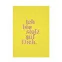 Postcard from tadah.ch Ich bin stolz auf Dich - Stationery items for office and school | Stadtlandkind