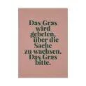 Postcard from tadah.ch Das Gras... - Stationery items for office and school | Stadtlandkind