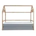 Children's bed with drawer LOTTA, 90x200cm - Cute nursery furniture made of sustainable materials | Stadtlandkind