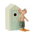 Strandhaus-Set Beach mice Big Brother light blue - Sweet friends for your doll collection | Stadtlandkind