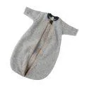 Baby Sleeping Bag Long Sleeve Light Grey Melange - Sleeping bags, nests and baby blankets for a great baby room | Stadtlandkind