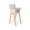 Doll High Chair Candy Chic with Cushion - Dolls and dollhouses to play | Stadtlandkind