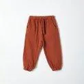 Pants Muslin Rust - Chinos and joggers are perfect for everyday life and always fit | Stadtlandkind