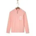 Honu Merino Half-Zip Longsleeve Rascal Sunset rose - Brightly colored but also simple long-sleeved shirts in Scandinavian designs for the cooler days | Stadtlandkind