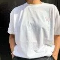 T-shirt Wollwo Blanc - Peut être utilisé comme basique ou pour attirer l'attention - superbes chemises et tops | Stadtlandkind