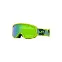 Skibrille Buster Flash ano lime geo camo;loden green S2