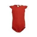Body bébé Bippi soie Poppy Red - Une mode bébé durable fabriquée à partir de matériaux de haute qualité | Stadtlandkind