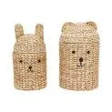 Bear & Rabbit toy basket set of 2 - Everything you need for a perfect nursery | Stadtlandkind