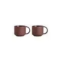 Coffee cup Yuka, 2 pieces, Terracotta - Glasses and cups for every taste | Stadtlandkind
