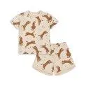 Pyjama Set Tiger Sand - Süsse Träume für deine Kinder mit unserer Nachtwäsche und tollen Pyjamas | Stadtlandkind
