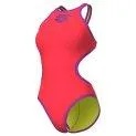 Swimsuit One Biglogo bright coral/purple - Swimsuits for adults for absolute comfort in the water | Stadtlandkind