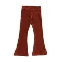 Rib Velvet Henna trousers