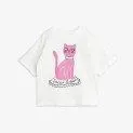 T-Shirt Cat Sp White - T-Shirs und Tops aus hochwertigen Materialien für warme Tage | Stadtlandkind