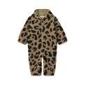 Baby fleece one-piece Mega leo Oat mix - Rompers and overalls in various colors and shapes | Stadtlandkind