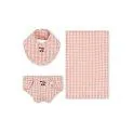 Set de poupées Powder Pink Check - Tout ce dont votre poupée a besoin pour se sentir bien | Stadtlandkind