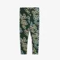 Leggings Daisys Aop Green - Leggings for the absolute comfort in the everyday life of your children | Stadtlandkind