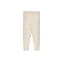 Leggings Cabby Knit Off White Melange - Leggings pour le confort absolu dans la vie quotidienne de vos enfants | Stadtlandkind