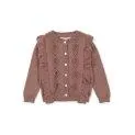 Cardigan Fiol Frill Burlwood - In knitwear your children are also optimally protected from the cold | Stadtlandkind