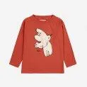 Freedom Bird Red long sleeve shirt - Brightly colored but also simple long-sleeved shirts in Scandinavian designs for the cooler days | Stadtlandkind