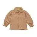 Check Light Mustard blouse - Chic blouses with frilly ruffles or classically plain | Stadtlandkind