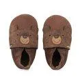 Bobux Papa Bear Soft Sole toffee - Crawling shoes for your baby's journeys of discovery | Stadtlandkind