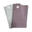 Couverture de bébé en laine polaire mauve - Sacs de couchage, nids et couvertures de bébé pour une chambre de bébé géniale | Stadtlandkind