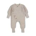 Fine knit jumpsuit with natural olive wood buttons - The all-rounder dungarees and overalls | Stadtlandkind