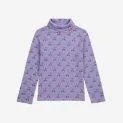 Cherry All Over Lavender long sleeve shirt - Brightly colored but also simple long-sleeved shirts in Scandinavian designs for the cooler days | Stadtlandkind