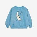 Sweatshirt Beneath The Moon Light Blue - Sweatshirts in verschiedenen Designs mit Reissverschluss, Knöpfen oder ganz ohne in der klassischen Variante | Stadtlandkind