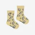 Baby socks Freedom Bird all over Light Yellow - Socks in different variations for your baby | Stadtlandkind