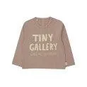 T-shirt bébé Tiny Gallery Taupe - T-shirts avec des imprimés sympas, des volants ou des motifs simples pour votre bébé. | Stadtlandkind