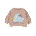 Baby sweatshirt Rabbit Taupe - Sweatshirt made of high quality materials for your baby | Stadtlandkind