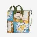 Bag Abstract Tea Time Multicolor - Shopper with super much storage space and still super stylish | Stadtlandkind