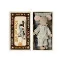 Big brother mouse in matchbox - Sweet friends for your doll collection | Stadtlandkind