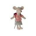 Tricycle Mouse Big Sister Red - Sweet friends for your doll collection | Stadtlandkind