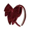 Headband Velvet Bowie Red Dahlia - Practical and beautiful must-haves for every season | Stadtlandkind